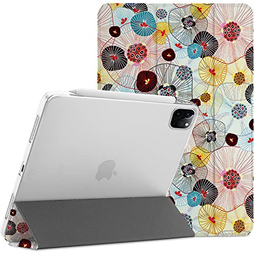 Image of DuraSafe Cases for iPad Pro 12.9 inch 6th 5th 4th Gen Printed Case A2436 MHNF3HN /A MHNG3HN /A MNXR3HN /A MNXT3HN /A A2378 MHNF3HN /A MHNG3HN /A A2229 MY2H2HN /A MY2J2HN /A A2461 MHNH3HN /A - Yarn Flowers