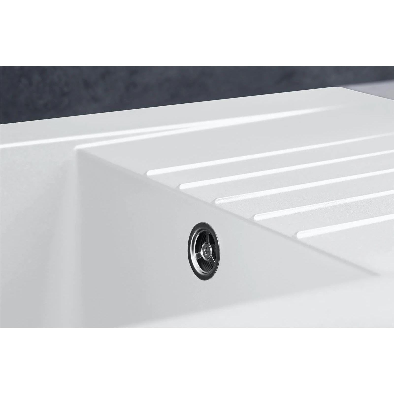 LD860WH Fregadero Blanco 1 Seno con Escurridor Composite BIO