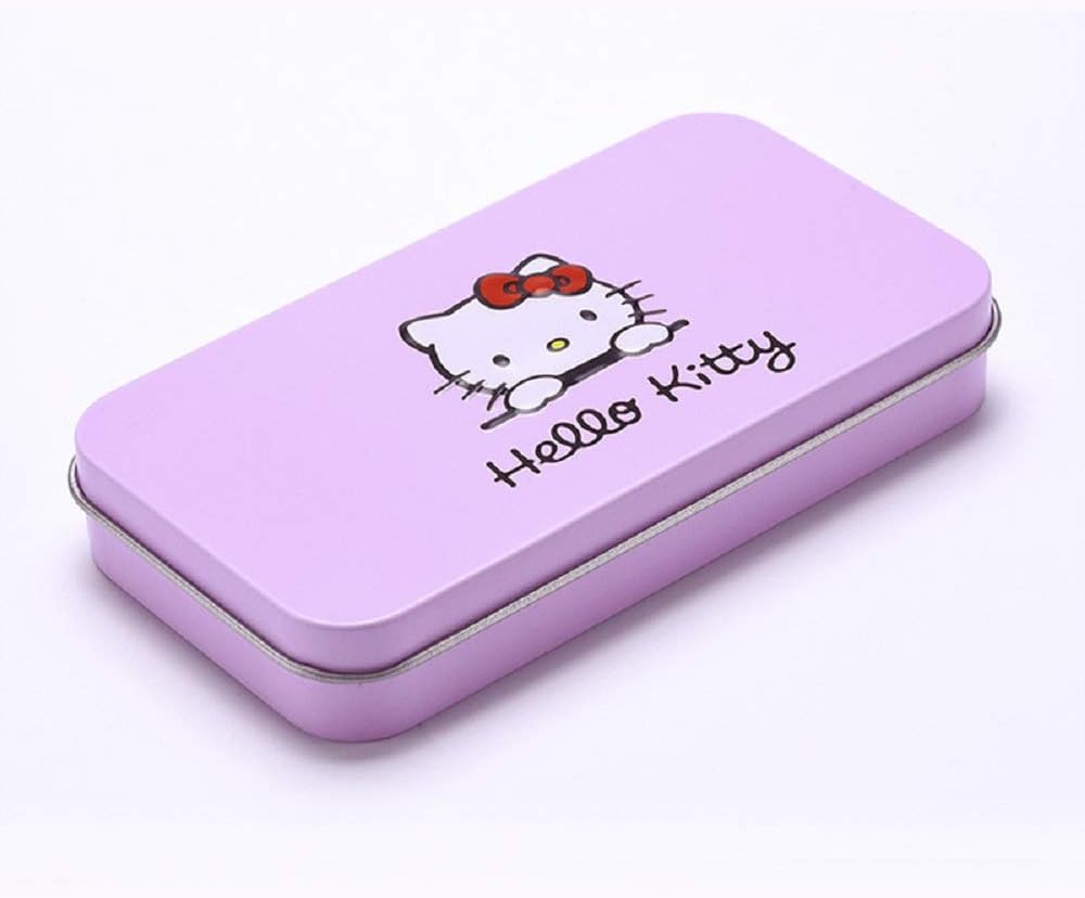 Cute Hello KItty 7PCS Makeup Brush Set Foundation Eyebrow Eyeliner Blush Cosmetic Concealer Brushes (Pink)