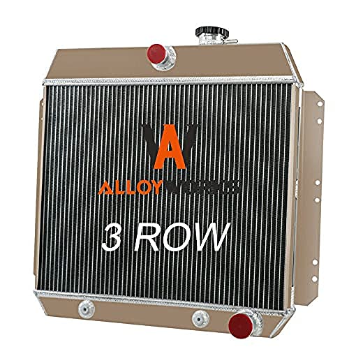 ALLOYWORKS 3-Row Aluminum Radiator for 49-54 Chevy