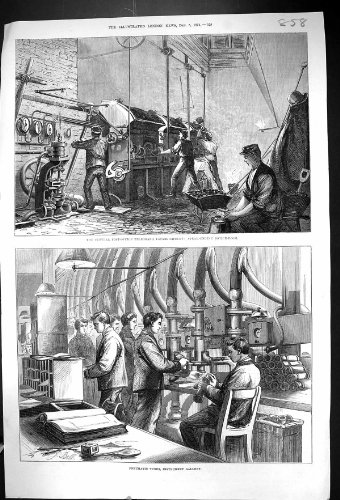 Original old antique victorian print Una Stampa