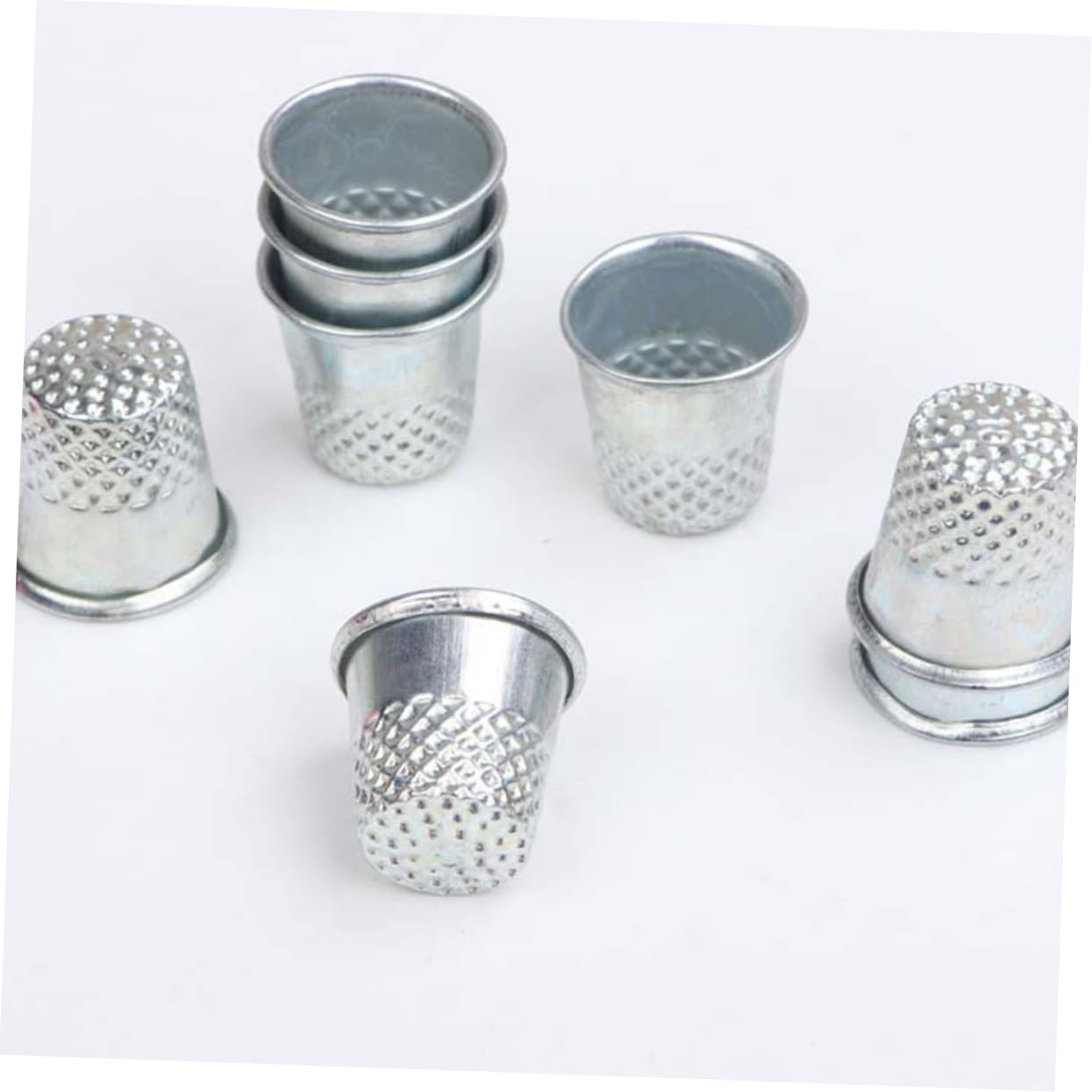 Veemoon 150piezas Metal Thimble Vintage Para Protección De Dedos Manualidades Accesorios De Costura y Quilting