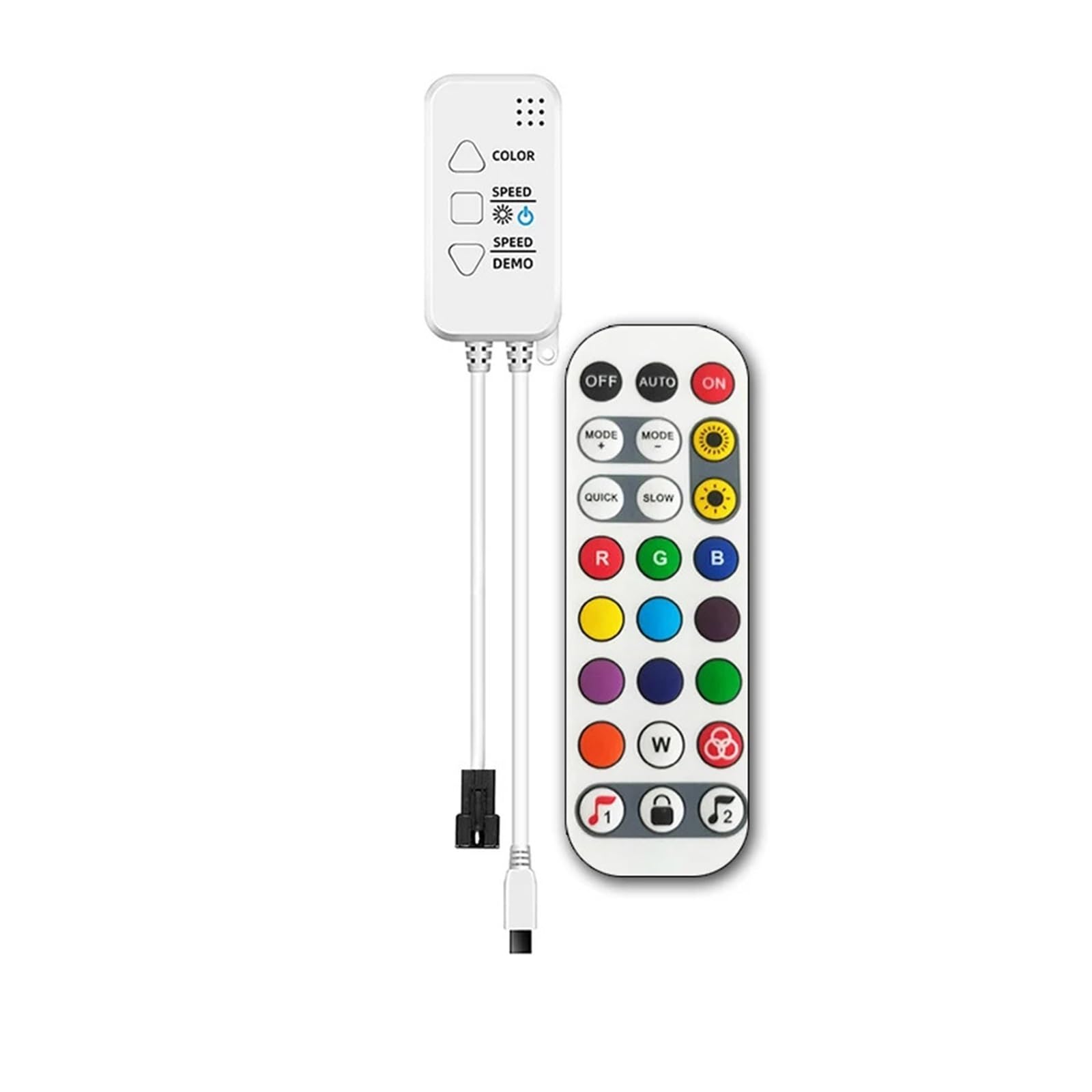 Controller LED con telecomando a 24 tasti controller striscia luminosa LED dimmer (una uscita)
