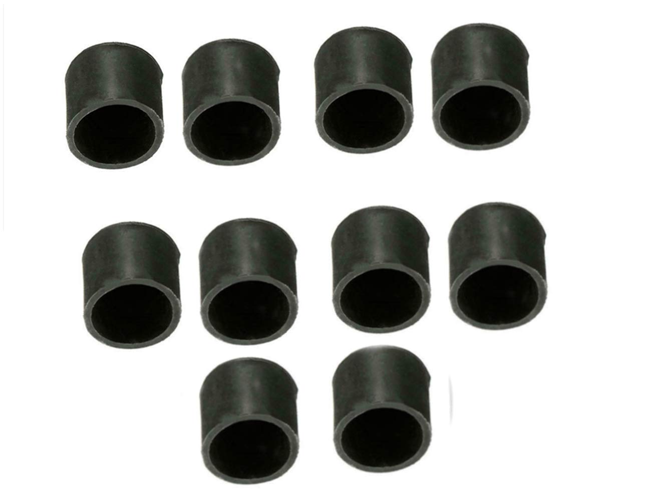 Chiloskit Rubber Leg Tip Rubber Caps Stopper Feet for Furniture Chair Leg Tips Caps Rubber Table Feet Covers Chair Leg Protectors 10 Pack (25 mm)