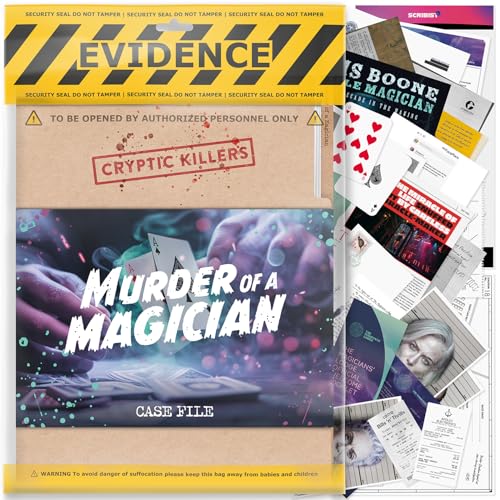 Cryptic Killers Unsolved murder mystery game - Cold Case Files Investigation Detective...
