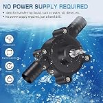 Portable Mini Electric Drill Pump Hand Drill Powered Water Pump Diesels Oil Fluid Water Hand Self-Priming Transfer Pumps Quick Pumping Speed