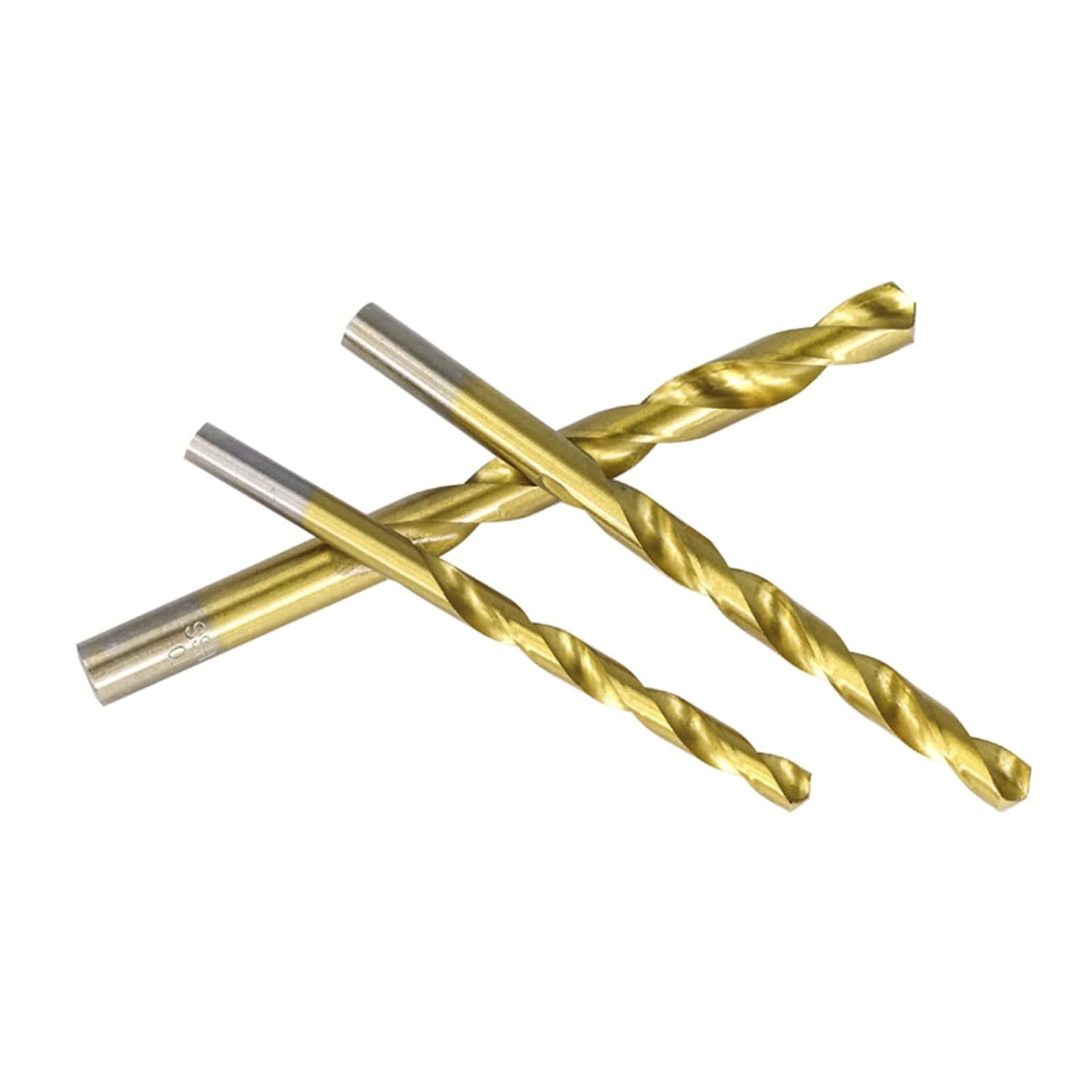 Twist Drill Bit 1.5-12mm Coated Gun Hole Wood Metal Set Woodworking Tool 13Pcs/Set(13pcs 2-12mm)