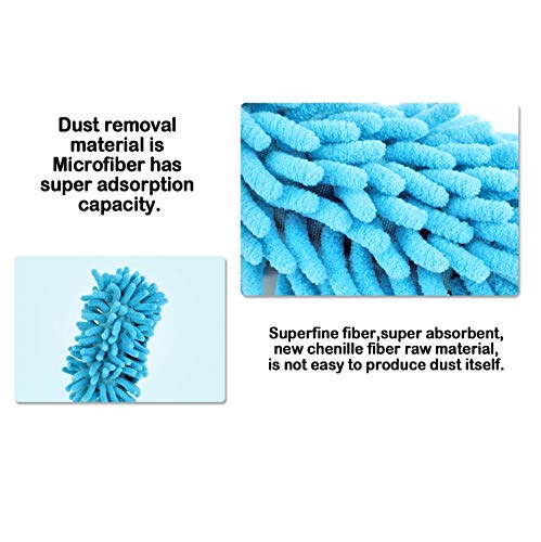3 Pack Microfiber Duster, Ztent Washable Microfiber Extendable Duster Microfiber Hand Duster Cleaning Tool Dusting Brush For Home Office Car Computer #TOP3