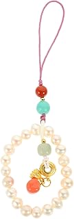 PRETYZOOM Cadeia De Celular Decoração De Telefone Cordão De Telefone Charmes Pulseira De Telefone Para Mulheres Fascinadores De Pérolas Para Mulheres Cordão De Pérola Cutylanyard Alça De