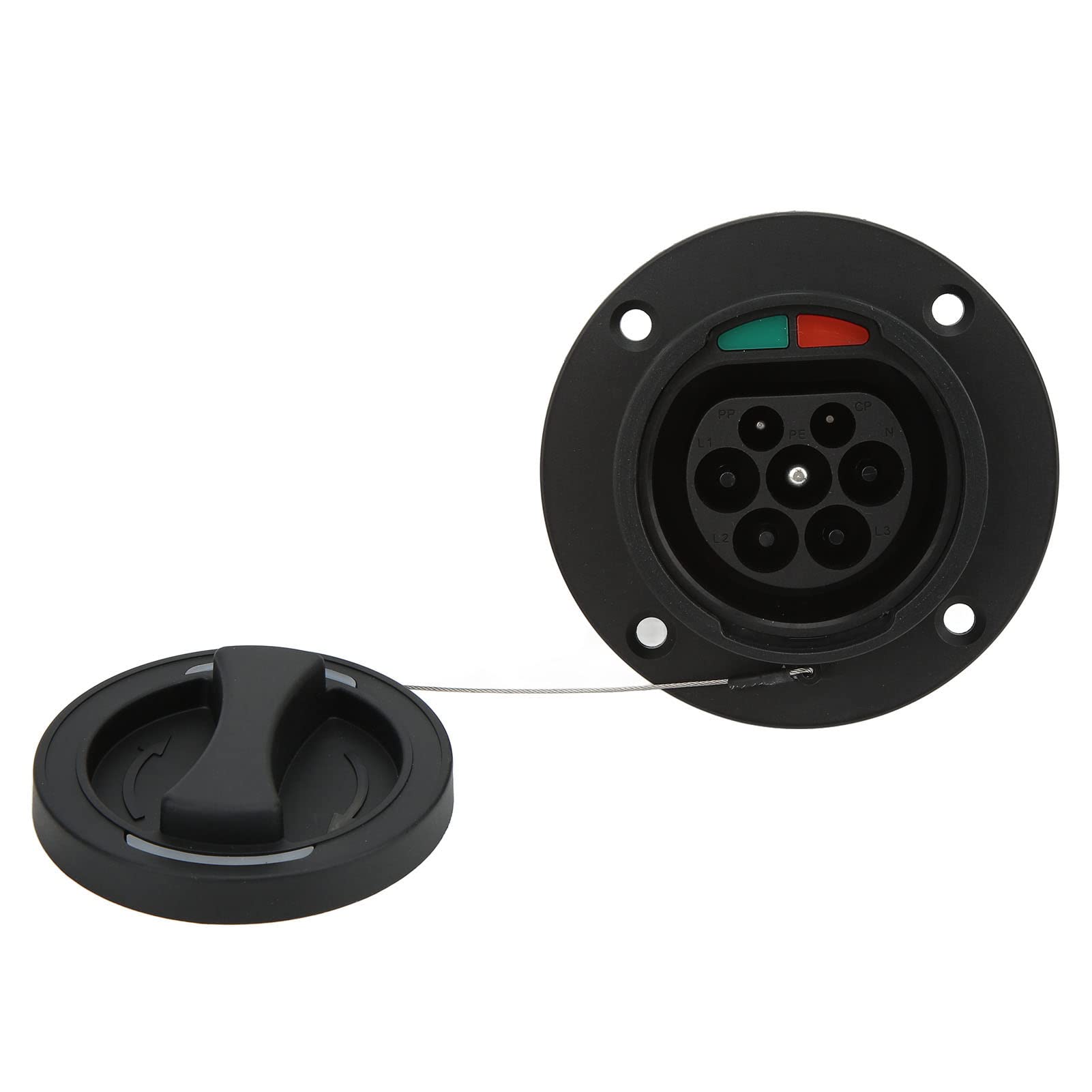 Generic Presa di Ricarica Universale per Veicoli Elettrici Trifase Tipo 2 480V 16A 32A, Approvata CE TUV IEC 62196-2