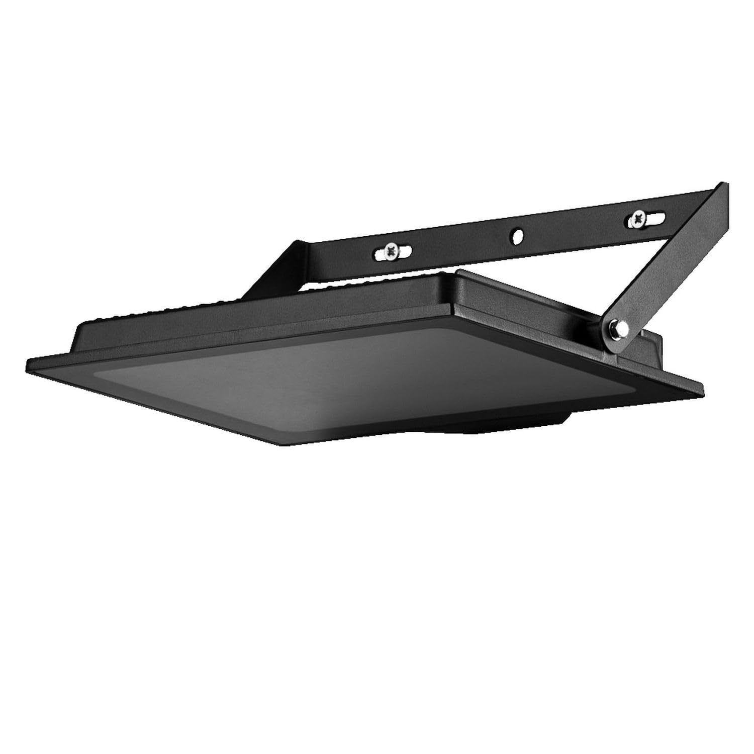 Licht-Erlebnisse LED Außenstrahler Aluminium Glas Schwarz 4000 K IP65 Außen schwenkbar Fassade Hof Einfahrt Garage B:27 cm Flutlicht Terrasse