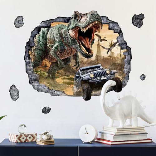 Vinilos Decorativos 3D Tyrannosaurus Rex para Pared miniatura 4