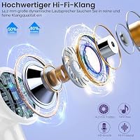 Kopfhörer Kabellos Bluetooth 5.4 Kopfhörer, HiFi Stereo in Ear Ohrhörer – Ansicht 2