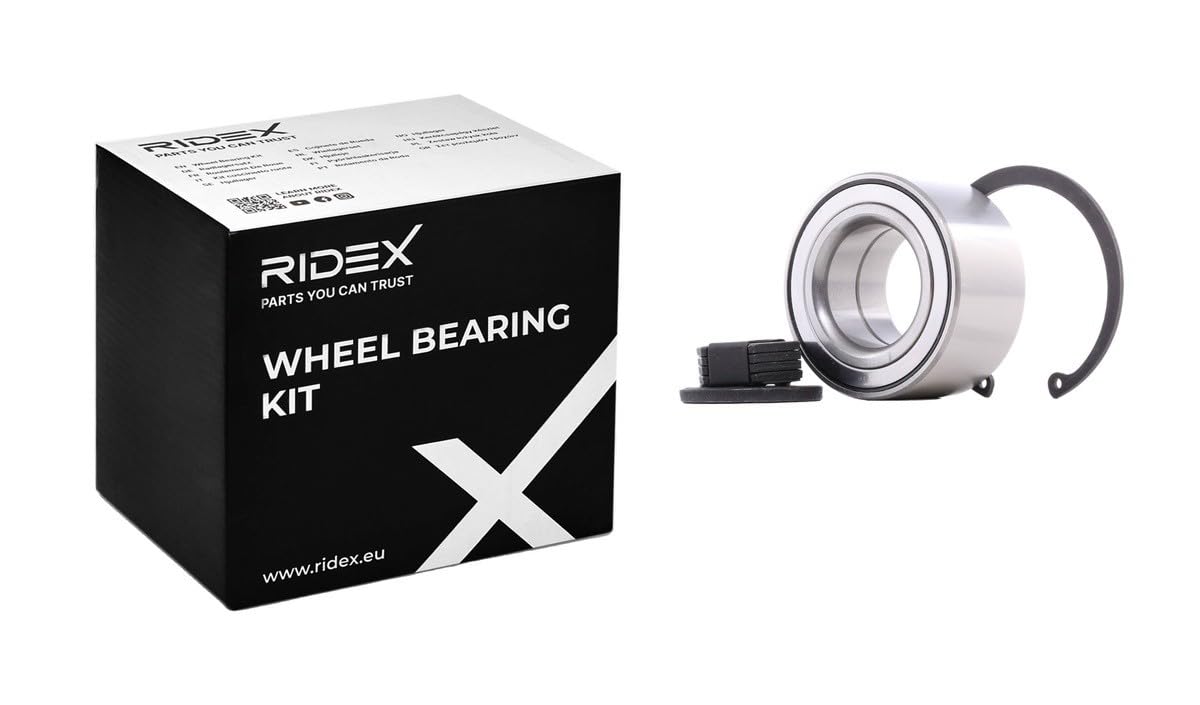 Kit Roulement De Roue RIDEX 654W0027 – Pour Essieu Avant Ford Fiesta – Avec Capteur ABS Intégré, écrou – Diamètre Int. 39 Mm, Ext. 72 Mm - 9