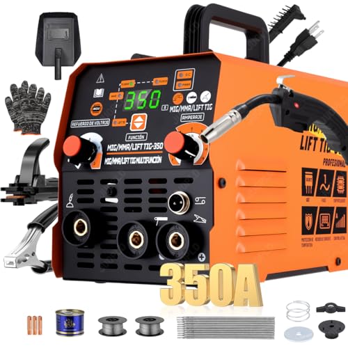 Soldadora Inversora 3 en 1 MMA MIG TIG 350 Amperios