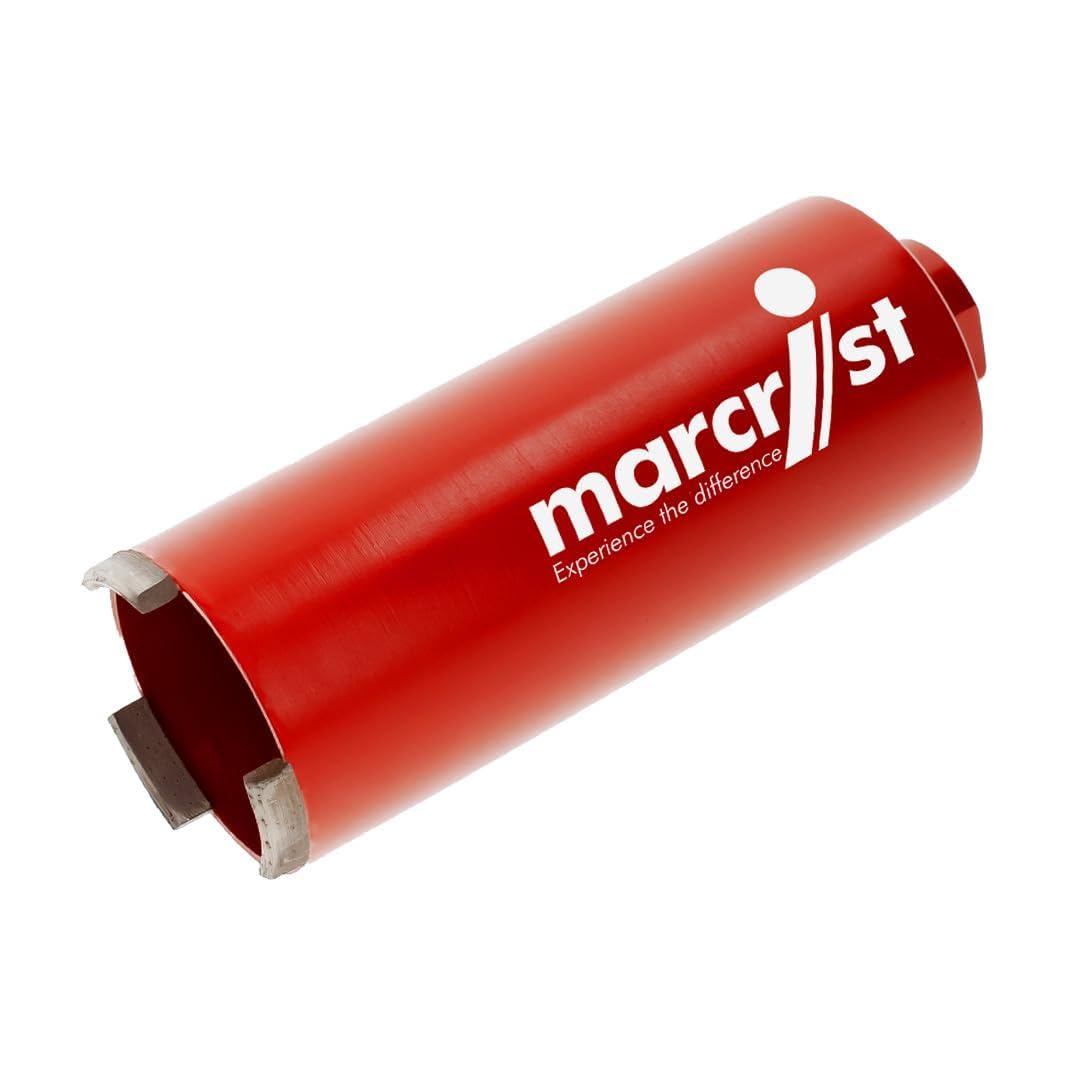 Marcrist Diamond Core Drill Bit 52mm - 1/2″ BSP (F) Rotary Core Drill Bit for Concrete & Brick - Professional Dry Diamond Core (2806F)