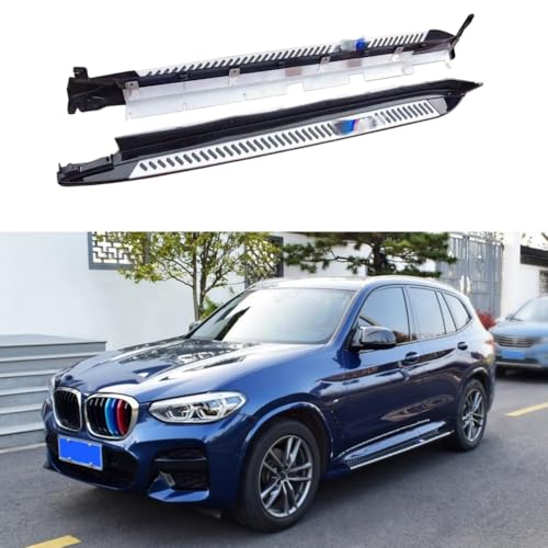2 piezas estribos laterales de aluminio para BMW X3 G01
