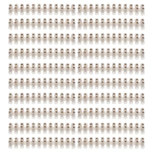 Borniers électriques à double rangée 12 positions x20 pour l'entretien domestique