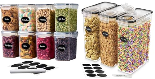 DWËLLZA KITCHEN Cereal Containers Storage 3 Pack (135.2oz) - 8