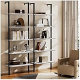 SIMPLE ESPACIO 5 Layer Wall Mounted Librero Organizador, Open Estante Organizador, Librero Minimalista Suitable for Home...