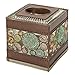 Zenna Home, India Ink Boddington Tissue Box Cover, Bronze with Translucent Colors