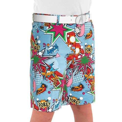 Image of Royal & Awesome Kids Bright Funky and Funny Golf Shorts