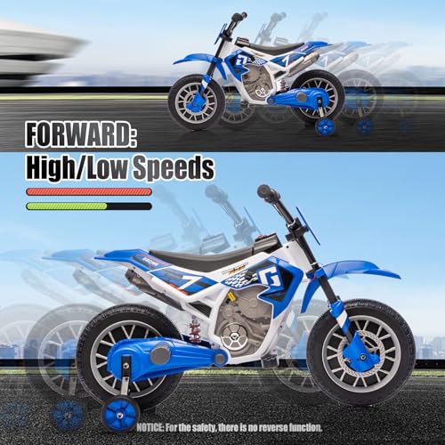Image of JOYLDIAS Kids Motorcycle, 12V7AH Ride On Motorcycle for Kids