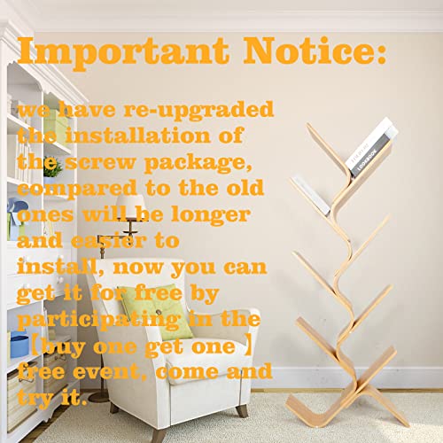 Na 7-Tier Bamboo Tree Modern Bookshelf, Creative Curved Standing Bookcase Rack Book Storage Organizer Shelves, Display Floor Book Shelf Space Saver For Home Office Living Room Bedroom #TOP6