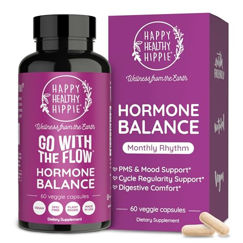 Hormone Balance for Women – PMS Support Supplement, Menopause & Perimenopause | Bloating Relief, Menstrual Cramp, Mood, PMDD | Chasteberry Supplements, Black Cohosh, Dong Quai | Vegan, Non-GMO, 60 Ct