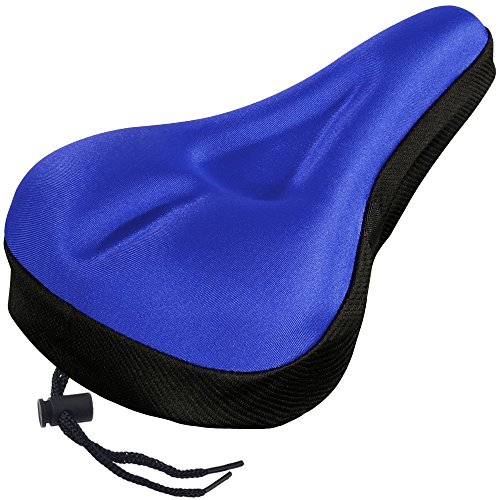 Zacro Gel Bike Seat, Extra Soft Bicycle Seat, Saddle Cushion with Black Water