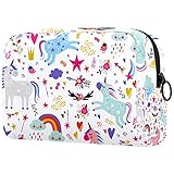 Tamaño: 18,5 x 7,5 x 13 cm Neceser de maquillaje de henna psicología, bolsa de aseo de viaje, bolsa de aseo, bolsa de aseo, bolsa de maquillaje personalizada, Multi07, 18.5x7.5x13cm