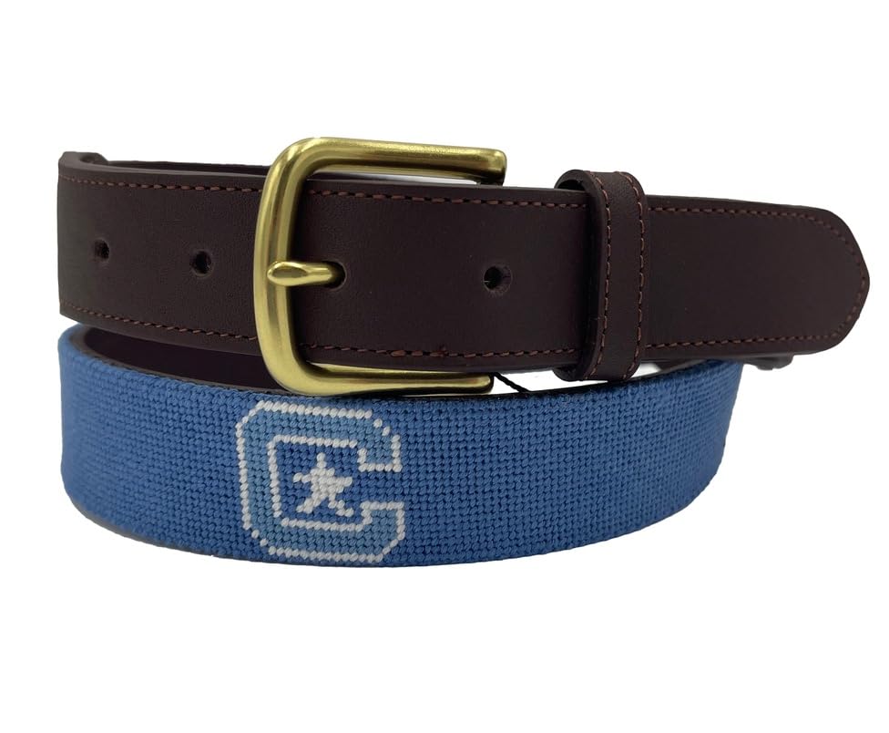 The Citadel Logo Officially Licensed Hand-stitched Needlepoint Belt4