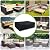 HIGHTQURO Patio Furniture Covers Waterproof, Heavy Duty 600D Outdoor Furniture Covers for Outside Sectional Sofa Set,Tear Resistance and Anti-UV, Black,126"L x 126"W x 28"H
