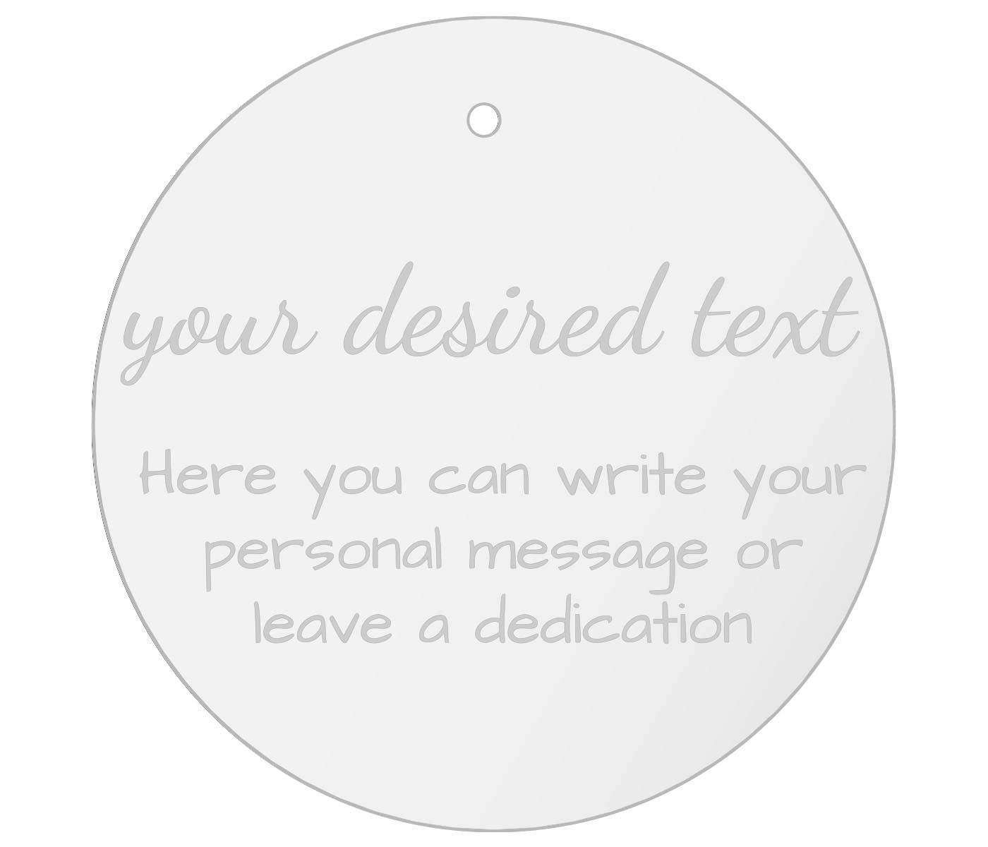 Modello Di Etichetta Di Ringraziamento Rotondo A Cuore Moderno - Foto 5