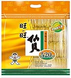 Want-Want Senbei Japanese Rice Cracker, Asian Snack Value Family Pack. Halal Friendly, 520g