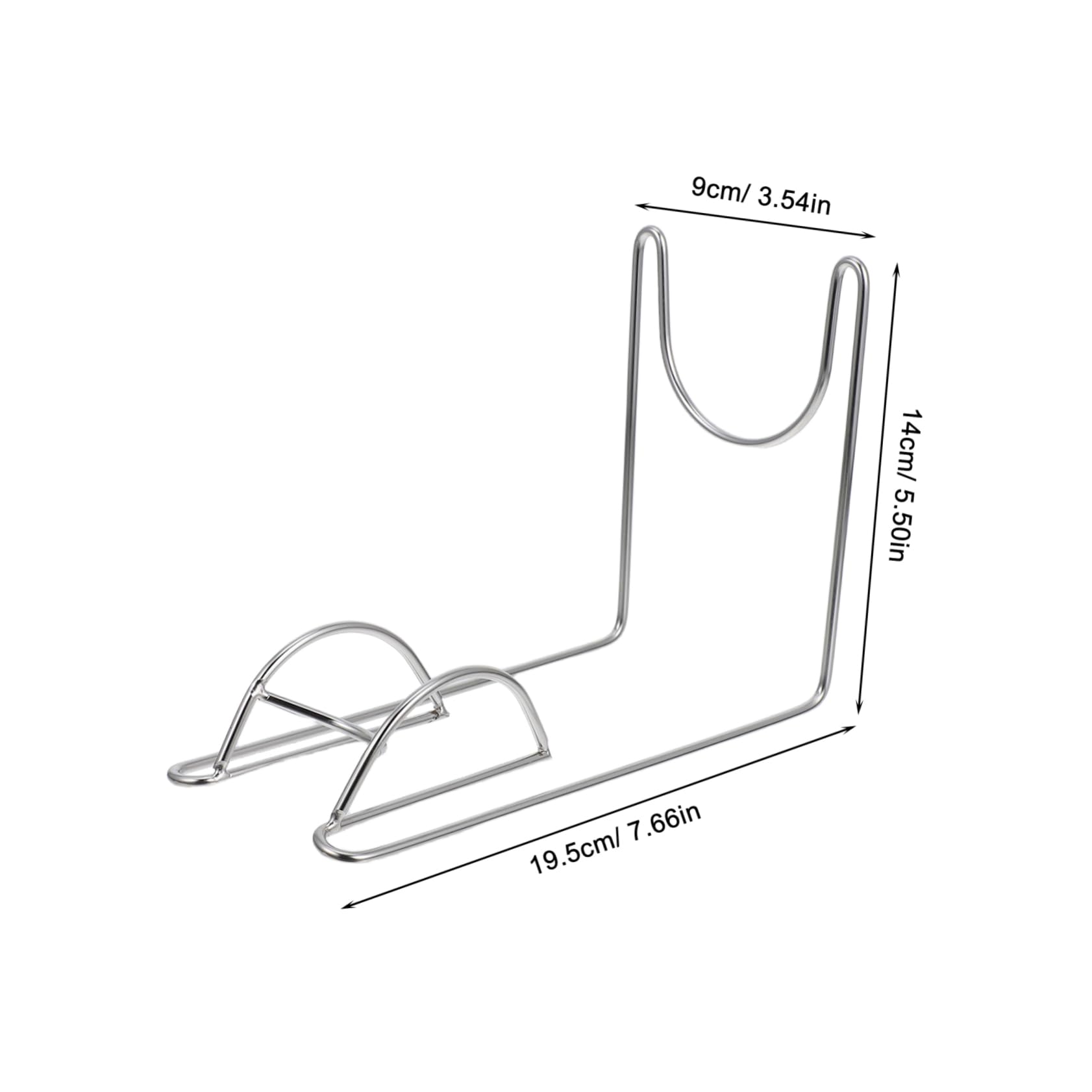 Healifty Metal Boot Organizer Display Stand for Women Footwear Iron Shoe Rack for Shops Malls and Retail Stores Space Efficient Vertical Design for Tall Boots