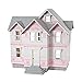Melissa & Doug Victorian Dollhouse (Detailed Illustrations, Sturdy Wooden Construction, 29.5" H x 28" W x 18" L, Great Gift for Girls and Boys - Best for 6, 7, 8 Year Olds and Up)