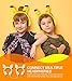 Kids Headphones with VoliBolt Ears, Mumba Wired Over-Ear Headphones with Music Sharing Function, 85dB Volume Limited Hearing Protection,Safe Food Grade Material, 3.5mm Jack (HS01) Headset for Children