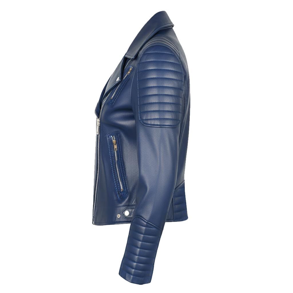 Zerimar Chaqueta Mujer Piel | Cazadora Cuero Invierno | Chaqueta Elegante | Cazadora Casual para Mujer | Chaqueta Cuero Vestir Mujer