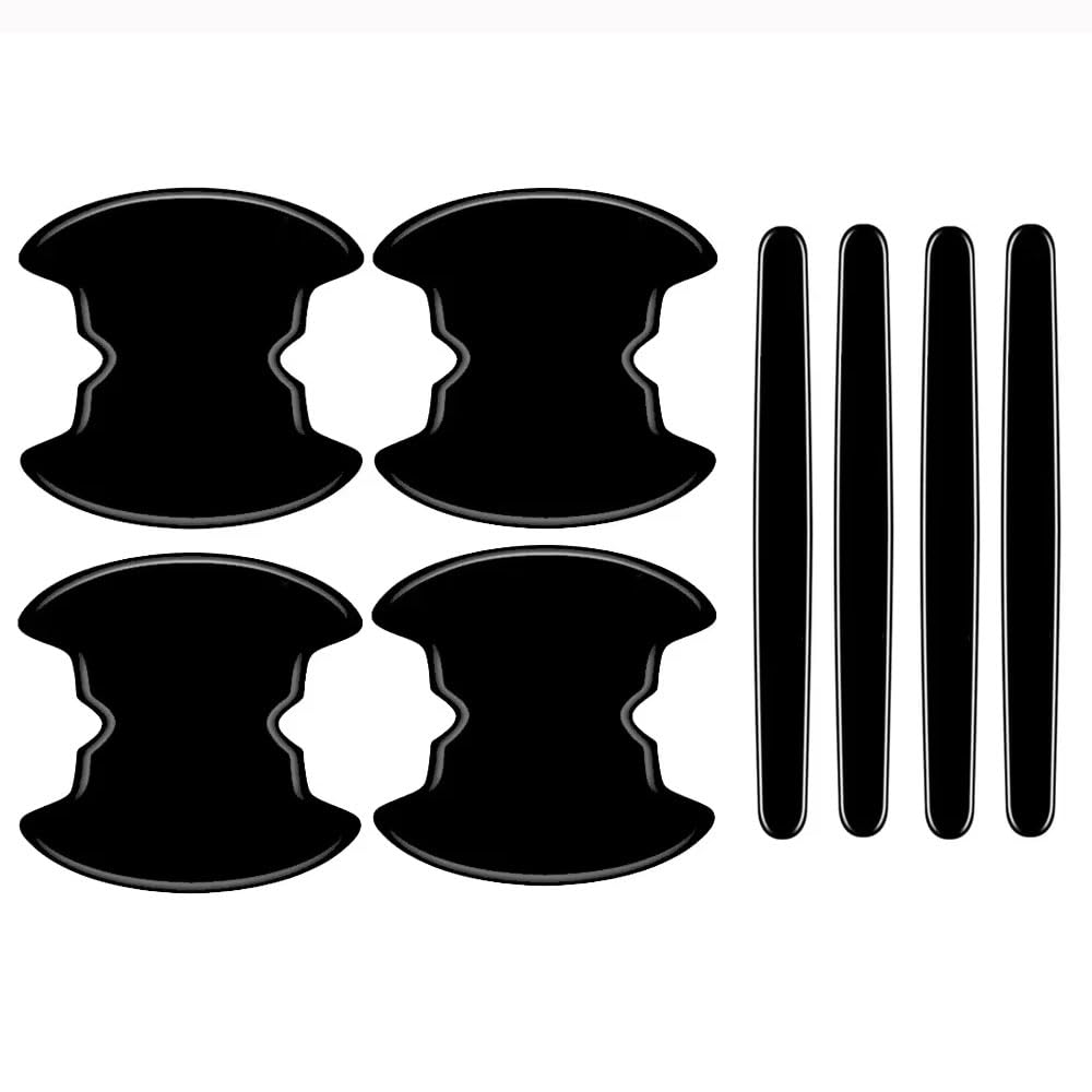 SHAXIAO 8 Pcs Car Door Handle Protector for Mercedes Benz A-Klasse W177 V177 A160 A180 AMG Limousine 2018-2023, Door Handle Cup Paint Protection Film Scratch Guard Cover Sticker Side Door Protector