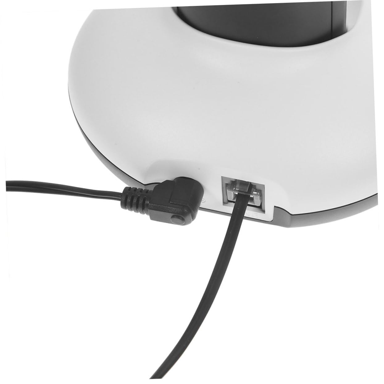 Telefono Cordless da Casa a Grandi Tasti Bianco Display LCD | Funzione Espandibile, per Uso Domestico e Ufficio, Accessoriato Batteria Aaa