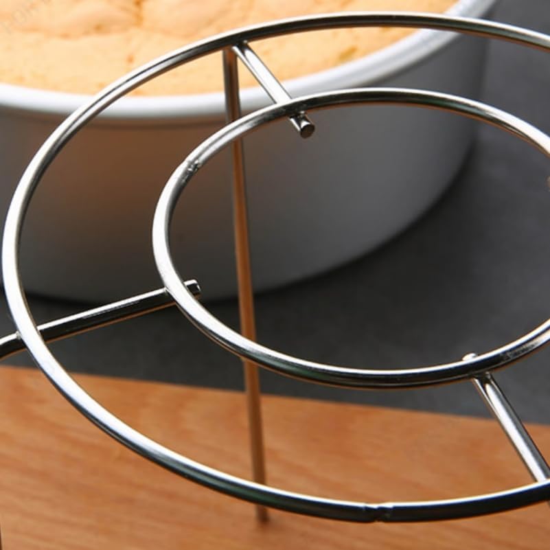 Miniatura 6 de Cabilock Soporte redondo para verduras, estante de vapor, cesta de acero inoxidable resistente, estante de acero inoxidable, apto para olla a