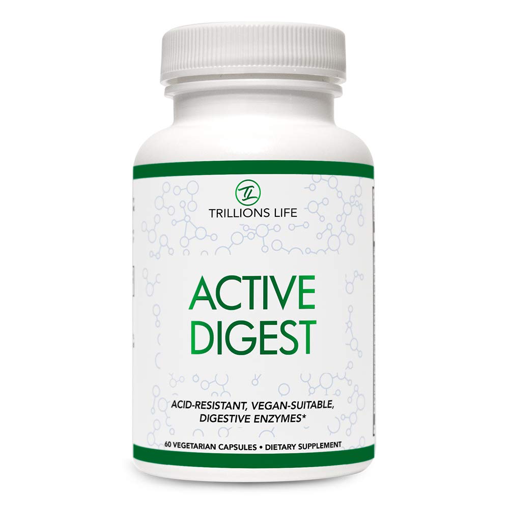 Buy Trillions Life Active Digestive Enzyme with Lipase Amylase