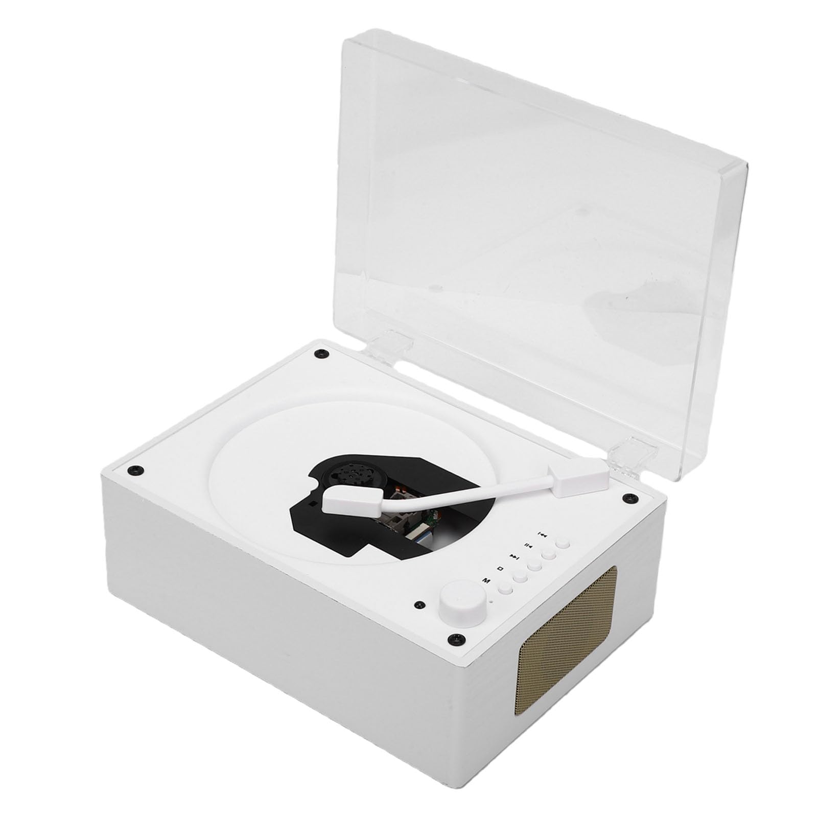 Fabater Lettore Musicale CD Portatile Bluetooth con AUX e USB per Viaggi e attività All'aperto