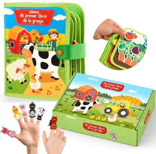 Libro Montessori 1 Año en ESPAÑOL - Busy Board 20 En 1, Busy Book...