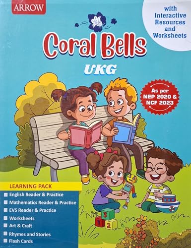Image of Arrow Coral Bells Class UKG Boxed Set - Set of 9 Books + Flash Cards | 2025 Edition