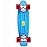 Skateboards Beginners 22 inch Mini Cruiser Girl Skateboard for Kids Boys Youth Beginners Child Toddler Teenagers Adults Dog (Blue Red)
