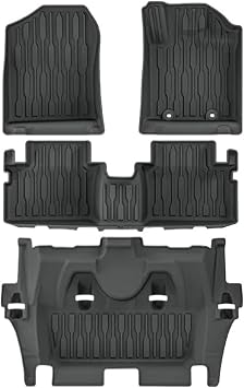Trunk mat Compatible with Toyota AVANZA/Veloz/Xenia 2023 Car Trunk Mat TPE Foot Mats All Weather Compatible with Anti-Slip Rear Trunk Pad Cargo Liner Pads car mat