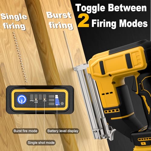 Image of 18 Gauge Cordless Brad Nailer for Dewalt 20V MAX Battery, Battery Powered Nail Gun with 1000 Nails, Lightweight Electric Nail Gun for Woodworking, DIY, Framing & Home Improvement
