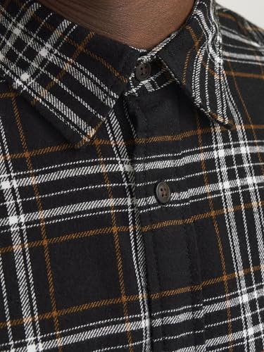 Image of Jack & Jones Men Cotton Blend Solid Regular Fit Shirt